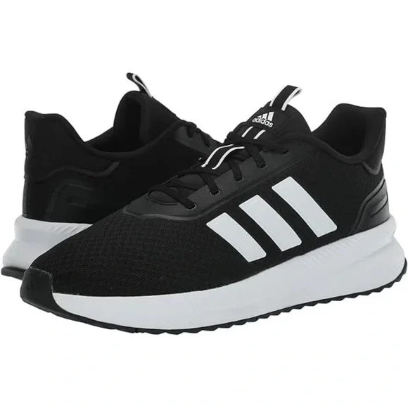 Adidas Woman’s Black X-PLRPATH Athletic Shoes with White Stripes - Picture 1 of 8